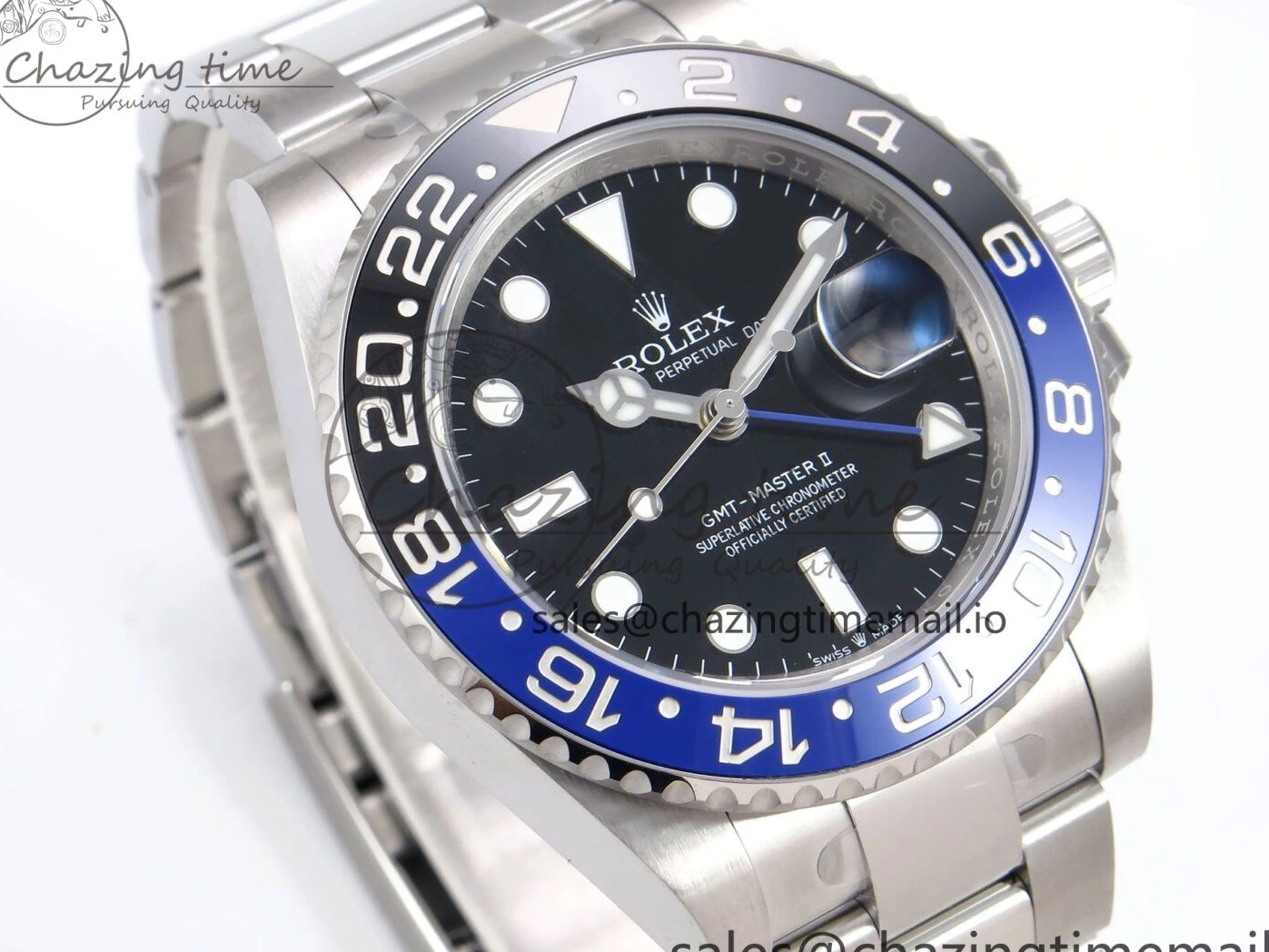0411 GMT-Master II 126710 BLNR 904L THBF 1:1 Best Edition on Oyster Bracelet SH3285 CHS StreetReady 957